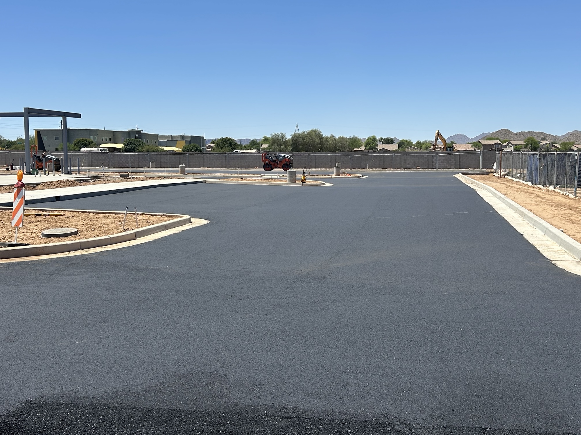 Paved Parking Lot